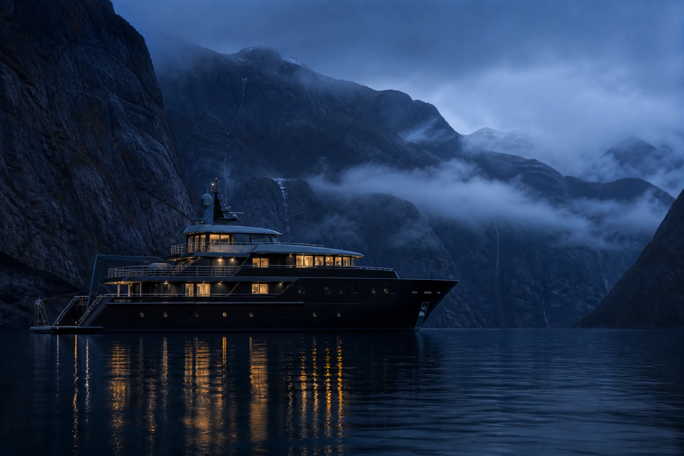 Calypso Noir yacht website template